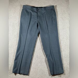LL Bean Pants Mens 38 Gray Chino Standard Fit Straight Casual Outdoor Flat Front